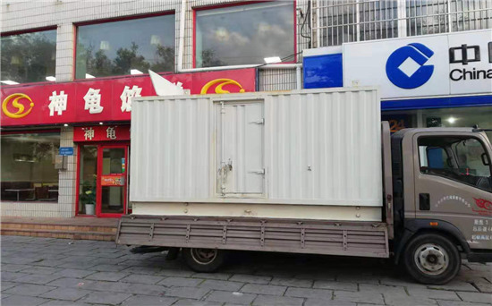 塔洋镇出租发电机施工案例